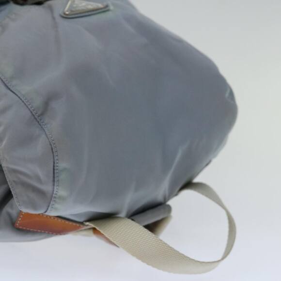 PRADA Backpack Nylon Light Blue - Picture 7 of 16